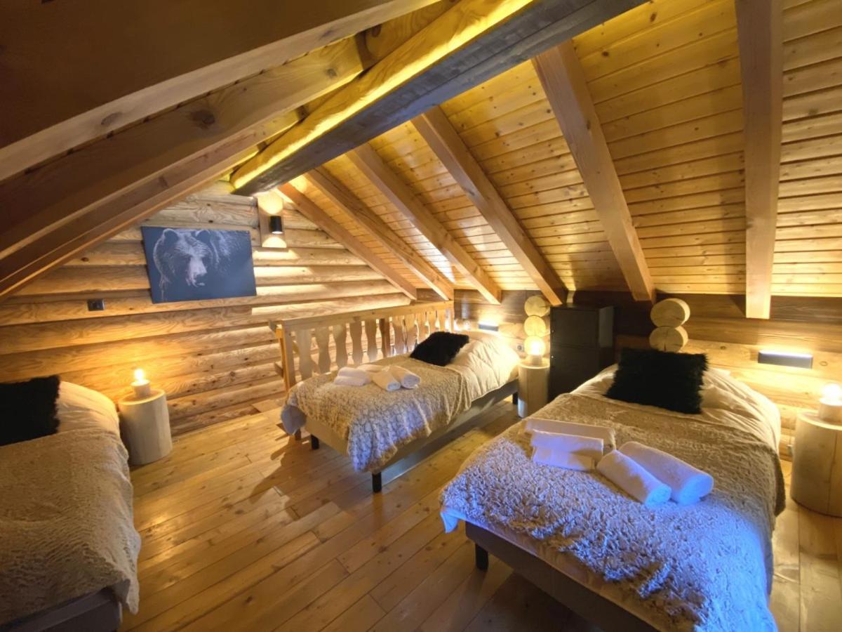 L'Ours Noir Chalet En Rondins ラ・ブレス エクステリア 写真