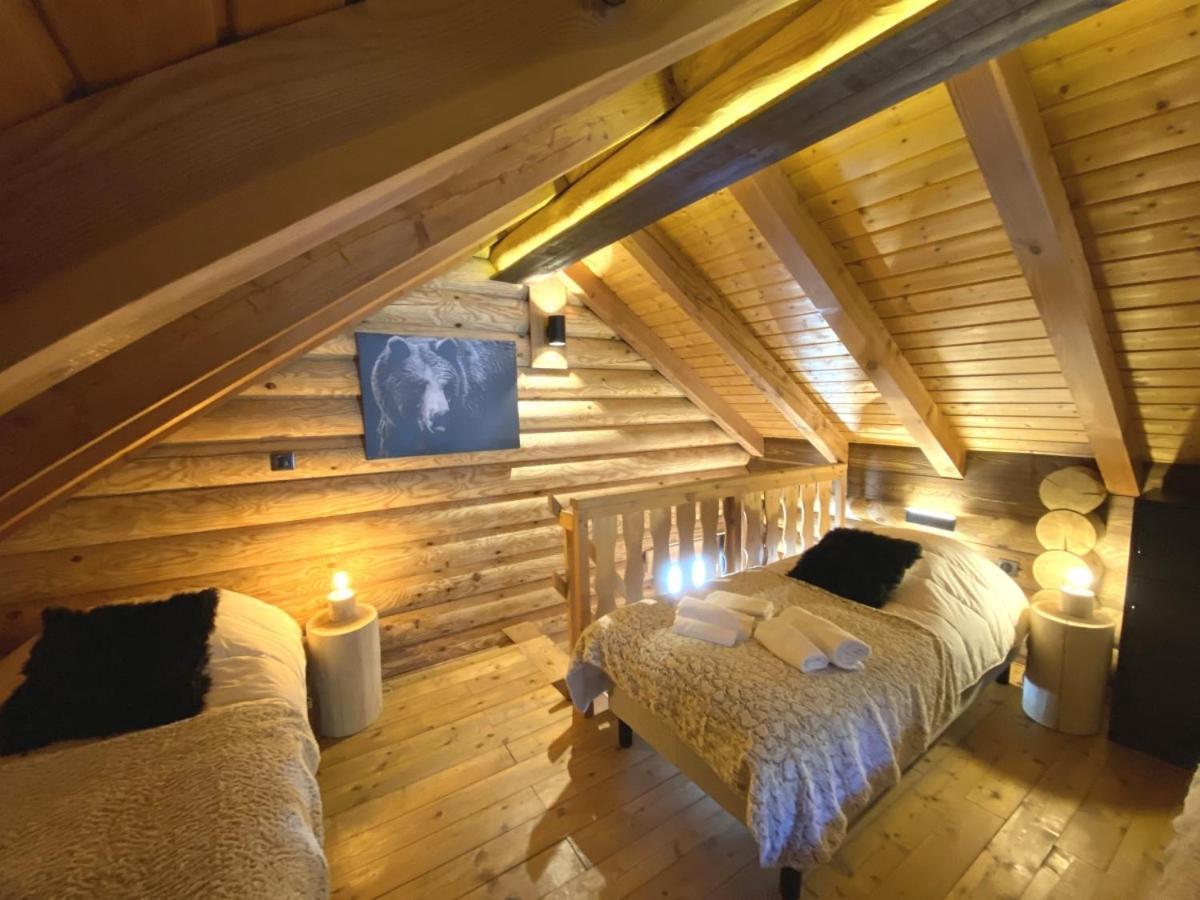 L'Ours Noir Chalet En Rondins ラ・ブレス エクステリア 写真
