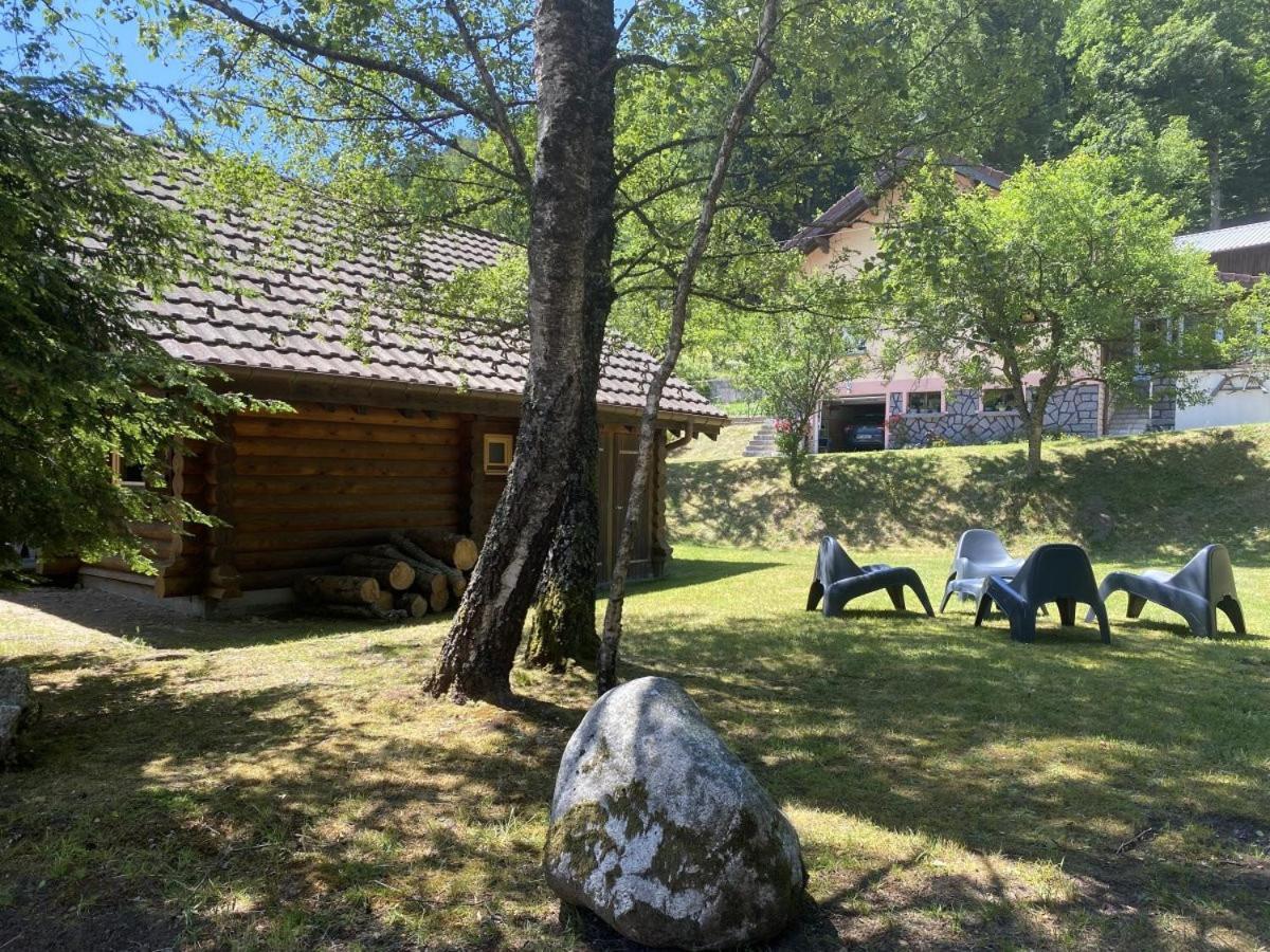 L'Ours Noir Chalet En Rondins ラ・ブレス エクステリア 写真